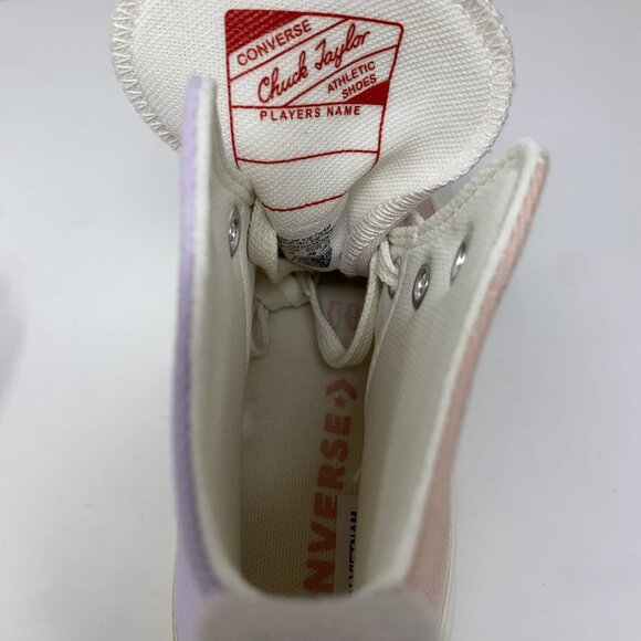 Converse Run Star Hike Hi Tri-Panel Pink Women's Platform Sneakers A01582C New - Picture 10 of 14